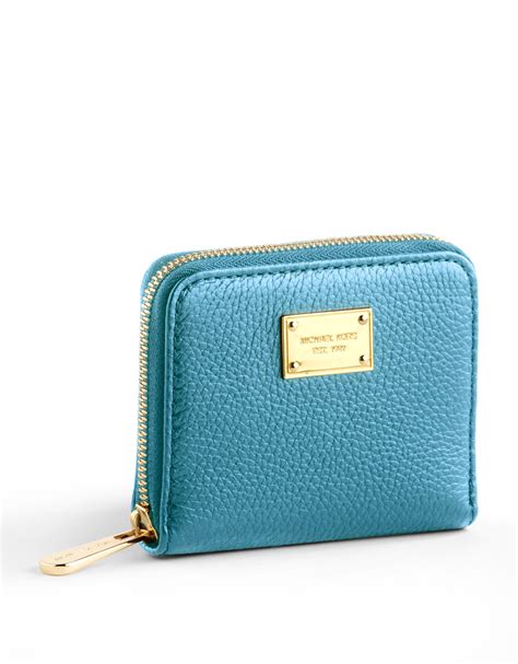 michael kors small zip wallet.